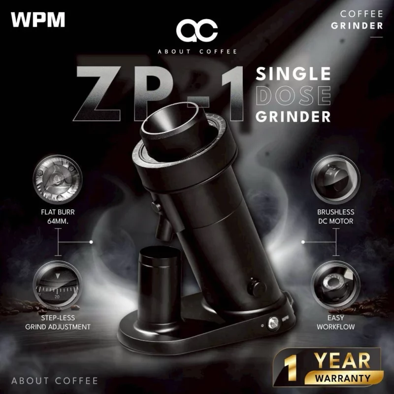 WPM ZP-1 Special single dose grinder เครื่องบดกาแฟ รับประกัน 1 ปี