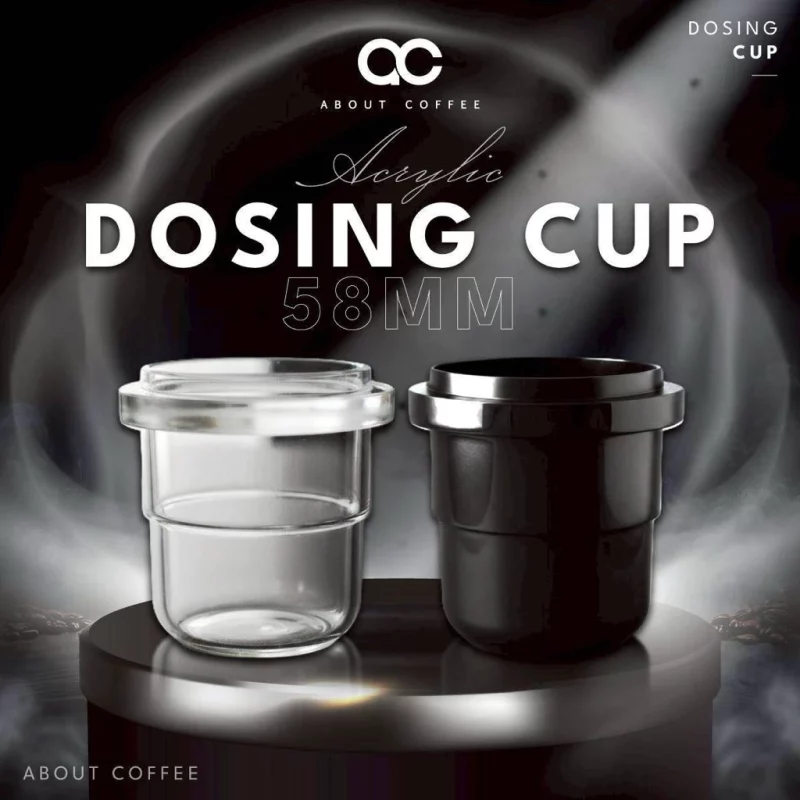 โดสคัพถ้วยรองกาแฟอคิลิค 58mm