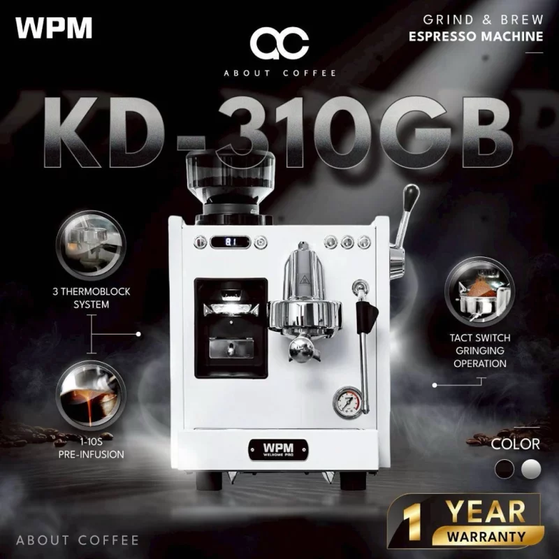 WPM KD-310GB เครื่องทำกาแฟ เอสเพรสโซ่ รับประกัน 1 ปี