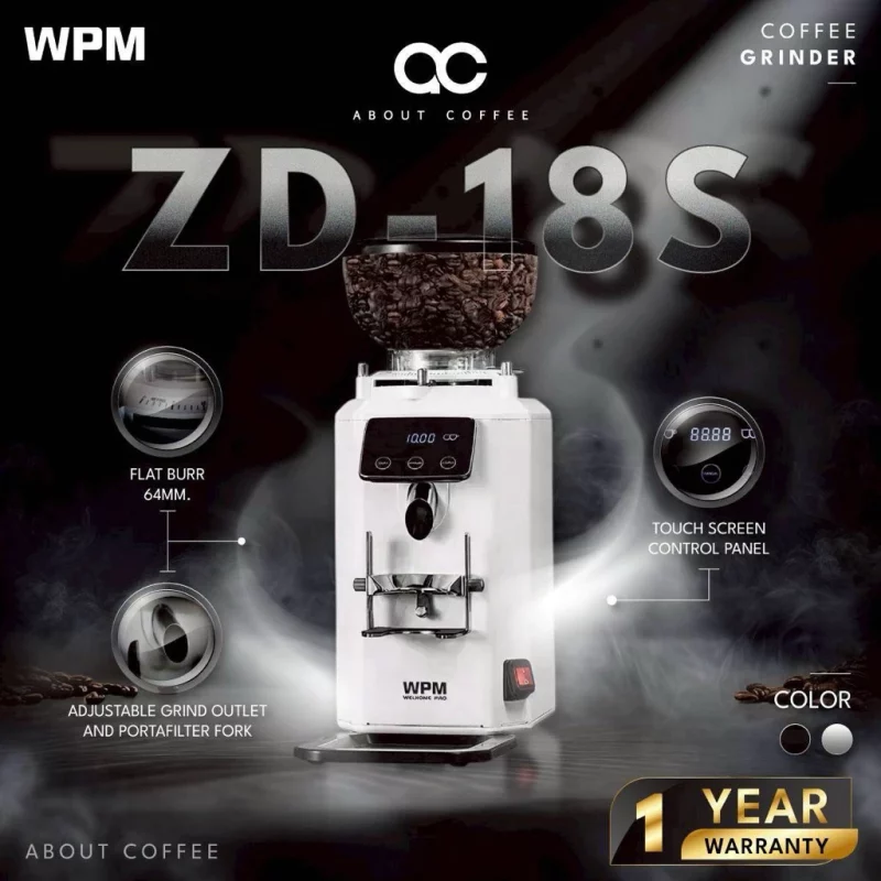 WPM ZD-18S เครื่องบดกาแฟออโต้ ขนาดเฟือง 64mm รับประกันสินค้า 1 ปี